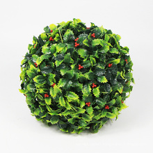 Home interior outdoor preserved boxwood double ball for balcony